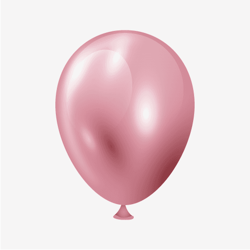 chrome-mauve-pink balloon