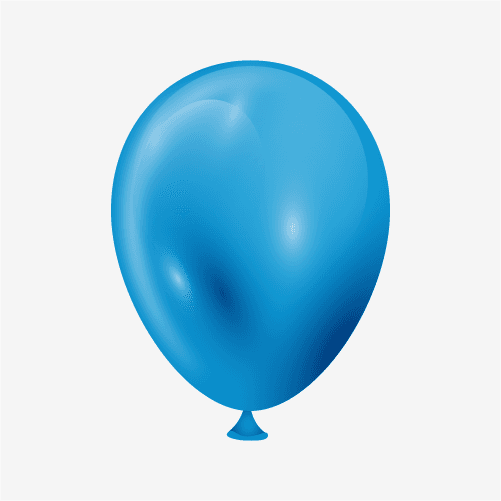 Dark Blue Latex Balloon