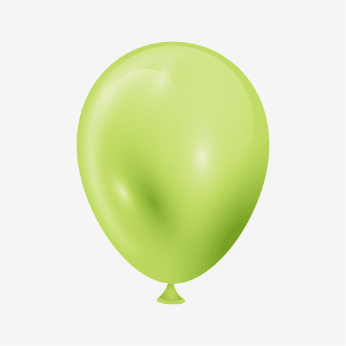 Lime Green Latex Balloon