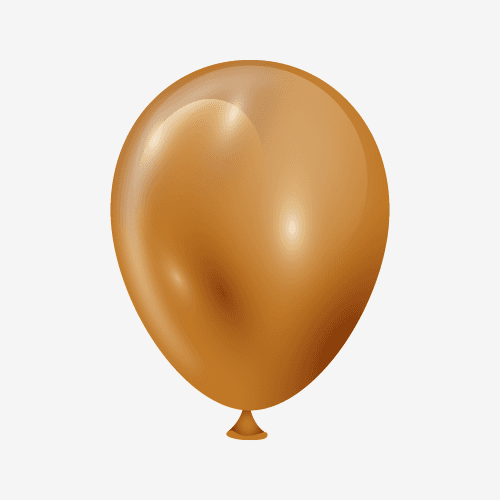 mocha-brown balloon