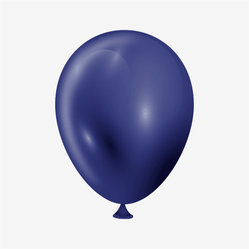 Navy Blue Latex Balloon