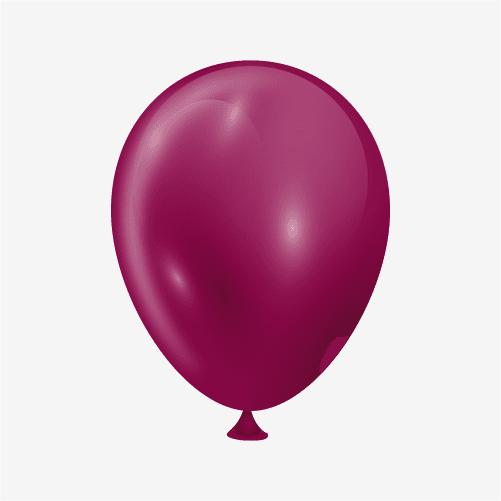 pearl-burgundy balloon