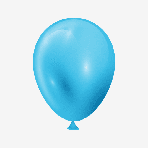 robins-egg-blue balloon