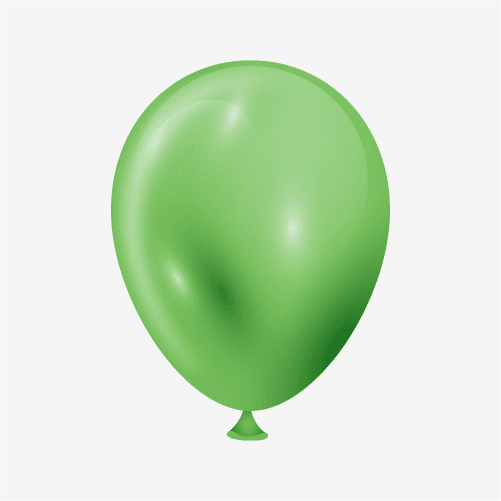 spring-green balloon