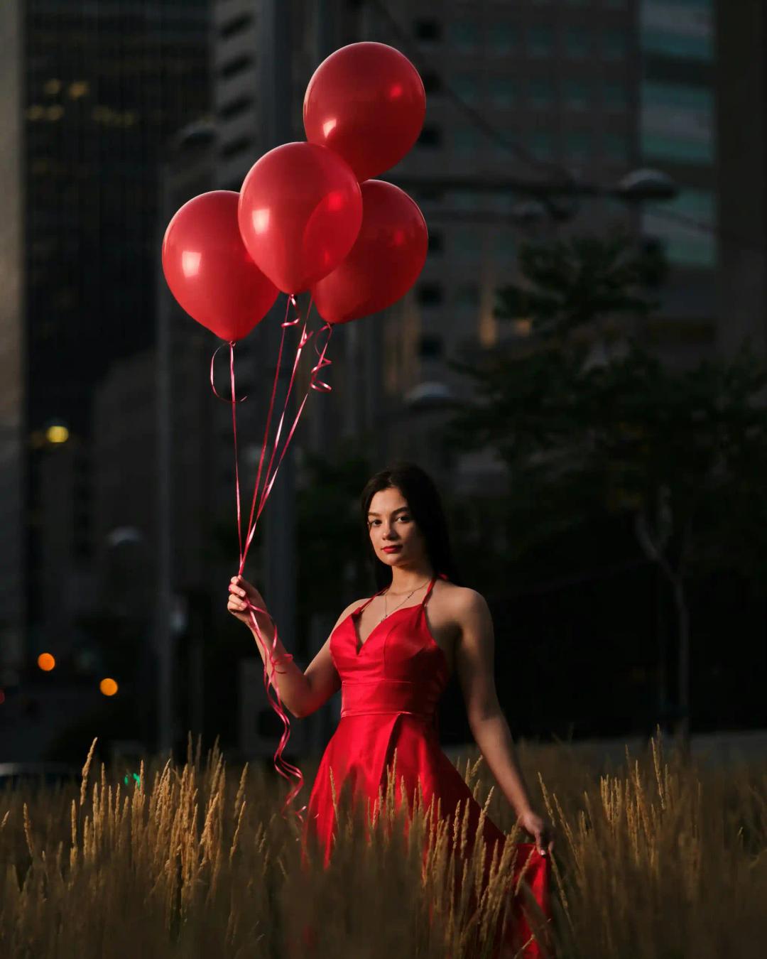 Balloons in the sky